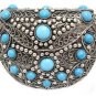 Agate Inlaid Handbag Tourqoise