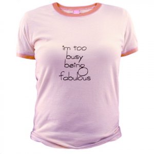 Fabulous Pink Ringer Tee