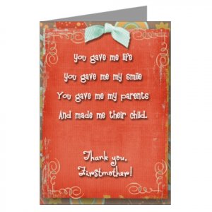 Firstmother Card: Thank you