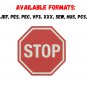 Embroidery Design - STOP. Digital Product. Machine Embroidery Designs