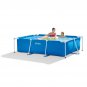 Intex 86" x 23" Rectangular Frame Above Ground Outdoor Splash Swimming Pool,Rectangle
