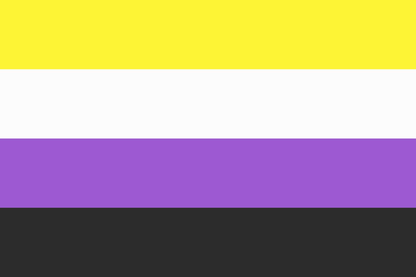 Enby/Non-Binary Gender Pride Flag