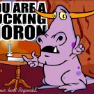 Insulting Plaque You Are A Fing Moron