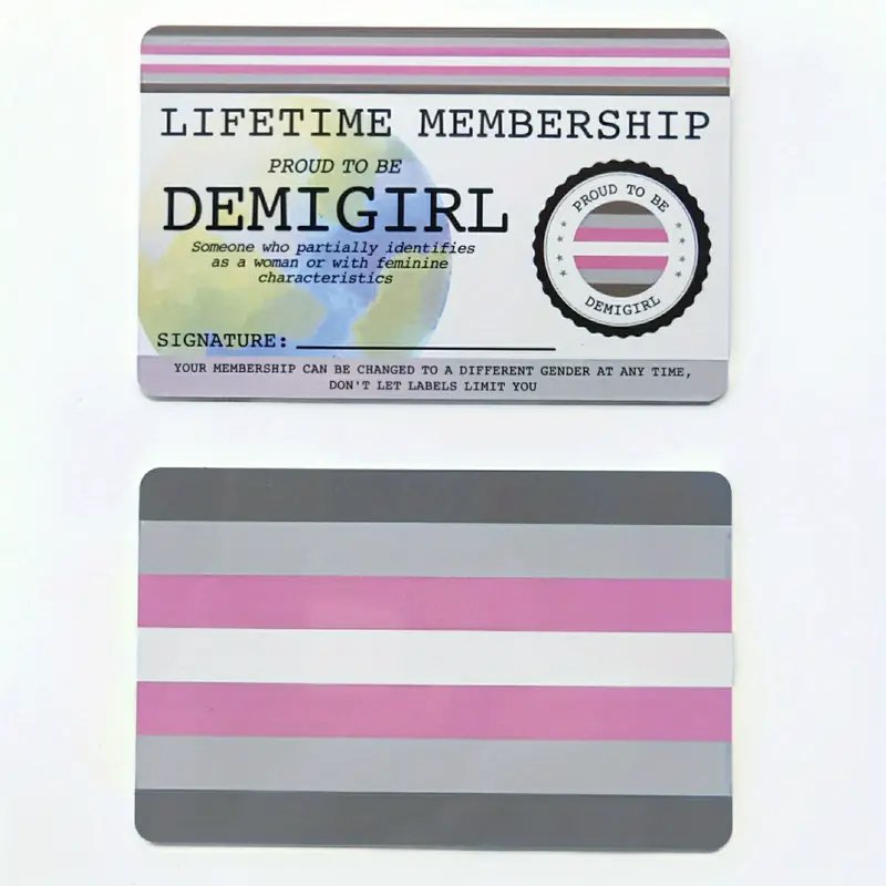 Demigirl Membership Card