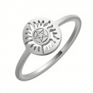 Supernatural Ring Sam & Dean's Tattoo Stainless Steel Silver