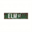 A Nightmare On Elm St Elm St. Street sign with Slashes