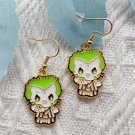 Creepy Chibi Beatlejuice Stainless Steel Hook Back Earrings