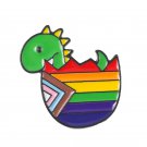 Hatchling Dino in Progressive Pride Egg