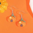 Halloween Pumpkin House Earrings