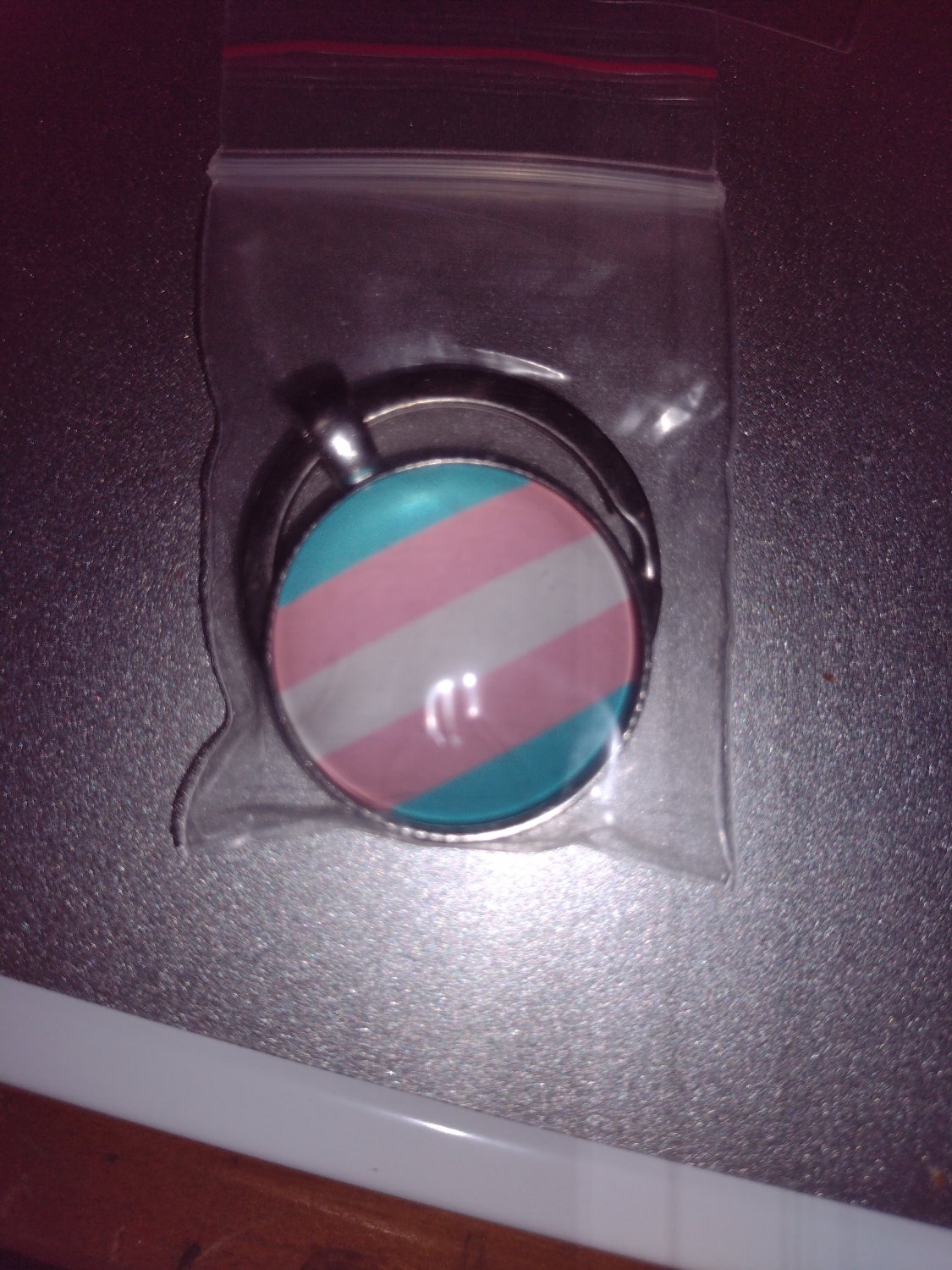 Transgender Pride Key Chain