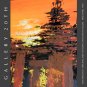 MID CENTURY MODERN NY CITYSCAPE ORIG OIL PAINTING BY HELLER! ART MANHATTAN VTG