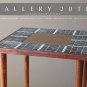MINIMALIST MID CENTURY MODERN TILE CLUB TABLE! ATOMIC RAYMOR WOOD 50'S VTG RETRO