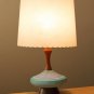 DANISH DELIGHT! EPIC HANSEN MID CENTURY MODERN TABLE LAMP! FIBERGLASS SHADE 50'S
