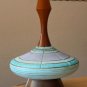 DANISH DELIGHT! EPIC HANSEN MID CENTURY MODERN TABLE LAMP! FIBERGLASS SHADE 50'S
