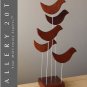 EPIC! MID CENTURY MODERN ABSTRACT BIRDS TEAK SCULPTURE! VTG 50'S 60'S ART ATOMIC