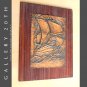 SAIL FORTH! HAND HAMMERED SHIP COPPER WALL ART ON BOARD! MID CENTURY MODERN 50'S