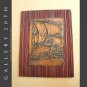 SAIL FORTH! HAND HAMMERED SHIP COPPER WALL ART ON BOARD! MID CENTURY MODERN 50'S