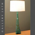 WOW! ITALIAN FIGURAL WOMAN GLASS ART DECO LAMP! VTG MID CENTURY MURANO 60S RETRO