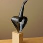 PHOENIX RISING! DIRECT METAL & MARBLE SCULPTURE! SEYMOUR LIPTON ART! 1958 VTG