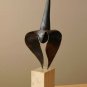 PHOENIX RISING! DIRECT METAL & MARBLE SCULPTURE! SEYMOUR LIPTON ART! 1958 VTG