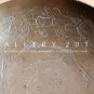 WOW! MID CENTURY MODERN "GOOD FORTUNE" BRASS DRAGON BOWL! 50'S VTG DISH CHINESE