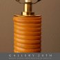 RATTAN TABLE LAMP! ROBSJOHN GIBBINGS FOR HANSEN! MID CENTURY MODERN 1950s DECO