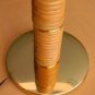 RATTAN TABLE LAMP! ROBSJOHN GIBBINGS FOR HANSEN! MID CENTURY MODERN 1950s DECO