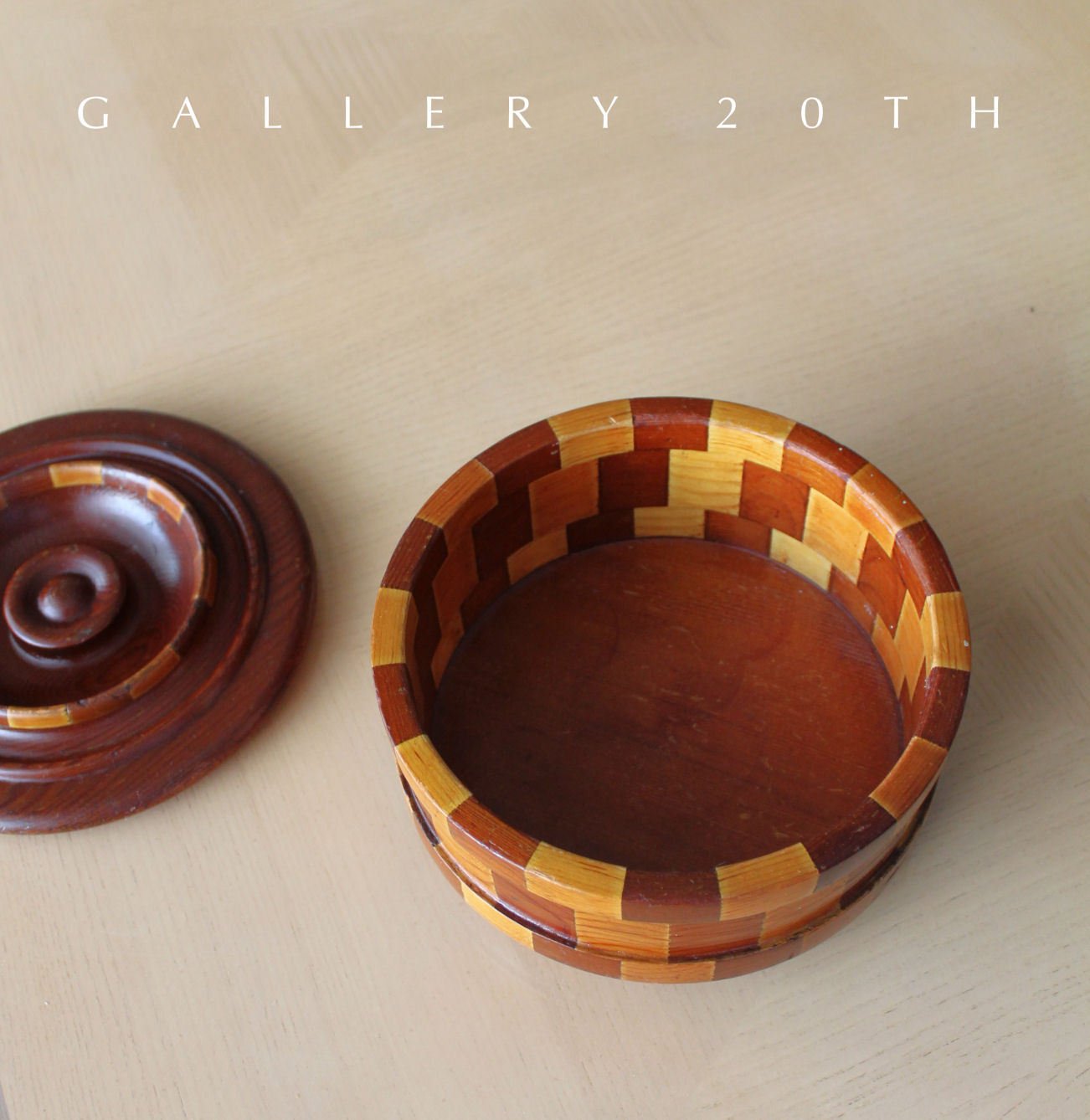 COOL! MID CENTURY MODERN CALIF REDWOOD CATCHALL! POTTERY 50S WOOD BOWL KNOLL VTG