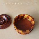 COOL! MID CENTURY MODERN CALIF REDWOOD CATCHALL! POTTERY 50S WOOD BOWL KNOLL VTG