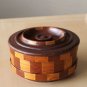 COOL! MID CENTURY MODERN CALIF REDWOOD CATCHALL! POTTERY 50S WOOD BOWL KNOLL VTG