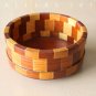 COOL! MID CENTURY MODERN CALIF REDWOOD CATCHALL! POTTERY 50S WOOD BOWL KNOLL VTG