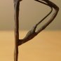 MID CENTURY MODERN BRUTALIST BRONZE BALLERINA SCULPTURE! VTG GIACOMETTI ERA JERE