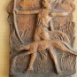 RARE! PAIR ART DECO ARTEMIS THE HUNTRESS BOOK ENDS! GREYHOUND 20's 30's GODDESS