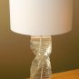 EPIC! STACKED ITALIAN LUCITE TABLE LAMP! KARL SPRINGER STYLE 60S 70S MID CENTURY