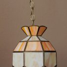 TOO COOL! SMALL MID CENTURY MODERN ORANGE HANGING SWAG LAMP! 70'S 60'S VTG RETRO