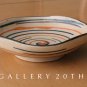 MID CENTURY MODERN ABSTRACT POTTERY DISH! VTG RAYMOR 1950S 60S ART GAMBONI BOWL