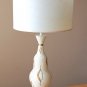 MID CENTURY MODERN FREDERICK WEINBERG FAIP TABLE LAMP! PLASTER ATOMIC VTG 1950's