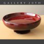 GORGEOUS! HANDCRAFTED MID CENTURY CA REDWOOD BOWL! 1950'S CATCHALL COMPOTE RETRO