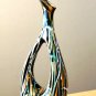 MID CENTURY MODERN ITALIAN BIOMORPHIC DRIP VASE! POTTERY 1950'S ABSTRACT ART VTG