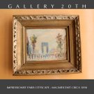 19TH CENTURY! RARE POST IMPRESSIONIST POINTILLIST PAINTING! PARIS SEURAT RENOIR 19TH CENTURY! RARE POST IMPRESSIONIST POINTILLIST PAINTING! PARIS SEURAT RENOIR
