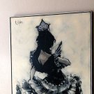 WOW! ORIG MID CENTURY MODERN LATIN DANCER GIRL PAINTING! ART VTG 1950'S SPANISH