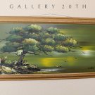 PANACHE! HUGE MID CENTURY BONSAI TREE PAINTING! ORIGINAL ART VTG 1950'S NATURE PANACHE! HUGE MID CENTURY BONSAI TREE PAINTING! ORIGINAL ART VTG 1950'S NATURE