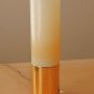 RARE! MID CENTURY MODERN ATOMIC CYLINDER LAMP! SPUTNIK PANTON 60S VTG BRASS DESK