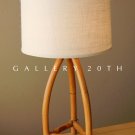 AWESOME! MID CENTURY MODERN BAMBOO TABLE LAMP! VTG 50'S SOUTH PACIFIC LIGHT TIKI