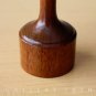 CUSTOM! VTG MID CENTURY DANISH MODERN TEAK CANDLE HOLDERS! HANDCARVED BEAUTIES!