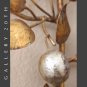 MID CENTURY MODERN OLIVE TREE WALL ART! ORIG. METAL VTG 1960'S RETRO GOLD SILVER