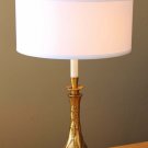 ORIGINAL ATOMIC DECOR! GOLD LEAF ROCKET TABLE LAMP! MID CENTURY MODERN 1950S VTG ORIGINAL ATOMIC DECOR! GOLD LEAF ROCKET TABLE LAMP! MID CENTURY MODERN 1950S VTG