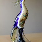 SUPERB! MID CENTURY MODERN MURANO BIRD OF PARADISE SCULPTURE VTG BLOWN GLASS 50S