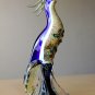 SUPERB! MID CENTURY MODERN MURANO BIRD OF PARADISE SCULPTURE VTG BLOWN GLASS 50S