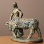 EPIC! MID CENTURY MODERN BRUTALIST MATADOR SCULPTURE! VTG ATOMIC AGE DECOR!